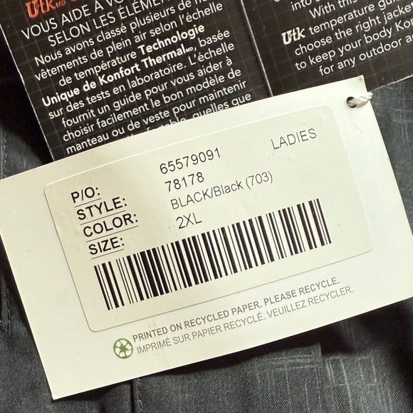 North End Women's Black Caprice 3-in-1 Jacket - Picture 8 of 16